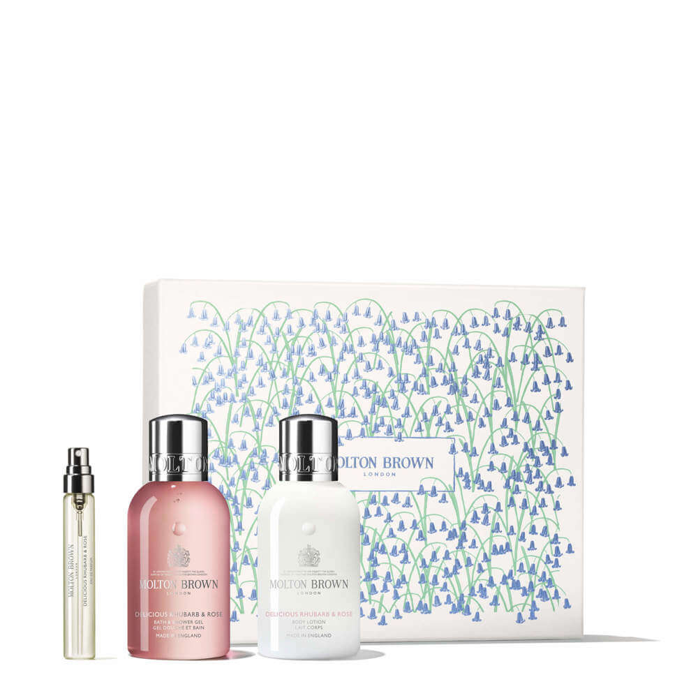 Molton Brown Delicious Rhubarb & Rose Travel Gift Set